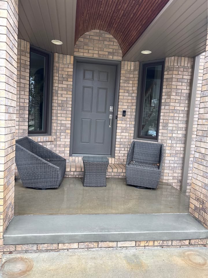 Concrete patio installation project in Casper Wyoming