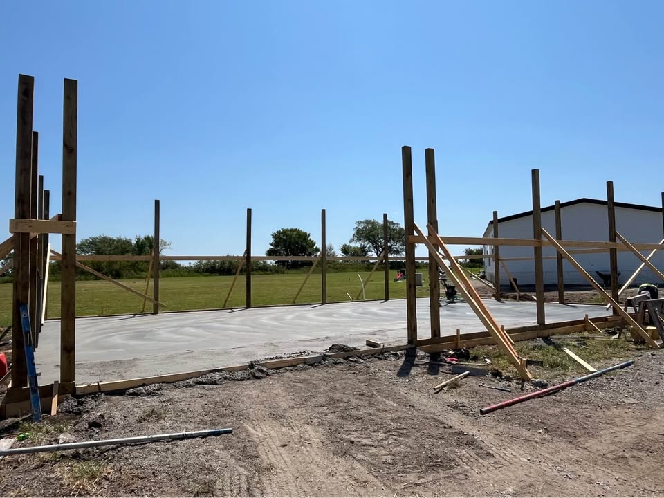 Concrete slab or foundation installation in Casper Wyoming